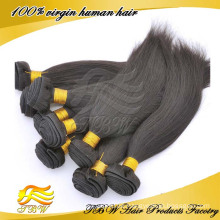Haar-brasilianisches Jungfrau-Haar 2015 des heißen Verkaufs rohes aliexpress, unverarbeitete Großhandelsreine brasilianische Haarverlängerungen Südafrika